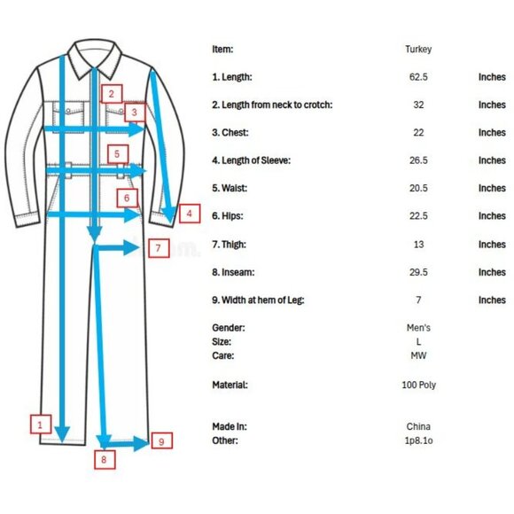 Briefly Stated Turkey Unionsuit Costume Mens L Thanksgiving Fall Halloween Brown - Picture 11 of 11